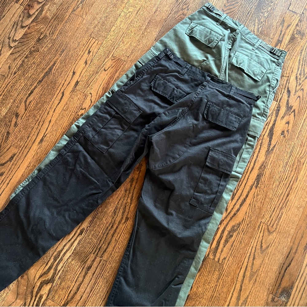 Two Local European Cargo pants xs/s